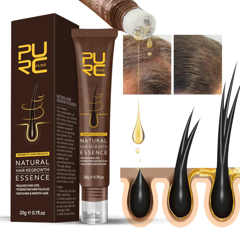 Sérum Repousse Cheveux au Gingembre - Pure-Sérum pour Cheveux-