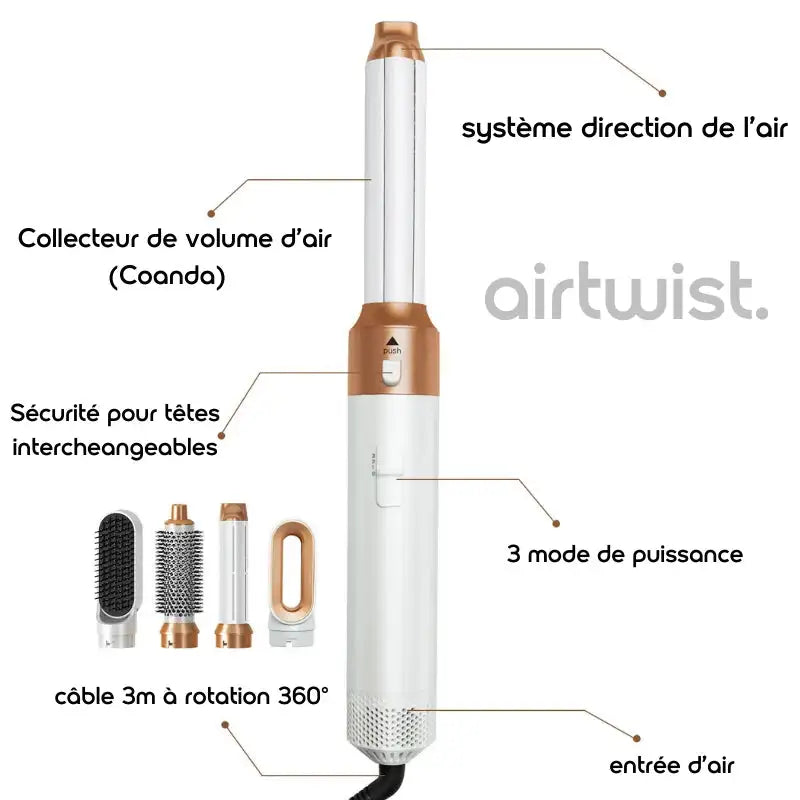 Airstyler 5 en 1 <br> Version 2024-Boucleur pour Cheveux-