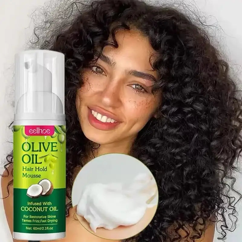 Mousse Bouclante pour Cheveux Lisse - Eelhoe-Mousse pour Cheveux-