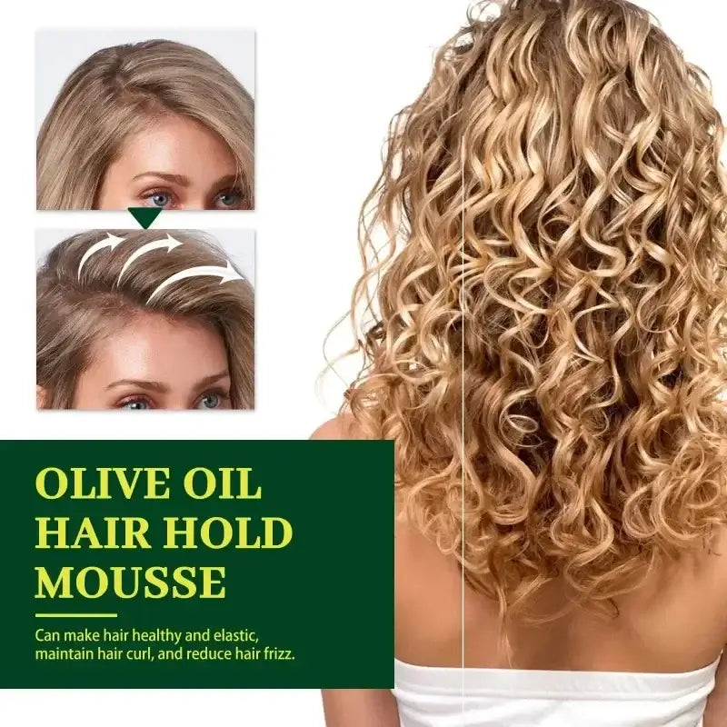 Mousse Bouclante pour Cheveux Lisse - Eelhoe-Mousse pour Cheveux-