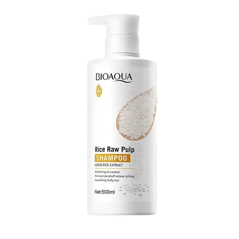 Shampoing au Riz - Bioaqua-Shampoing pour Cheveux-