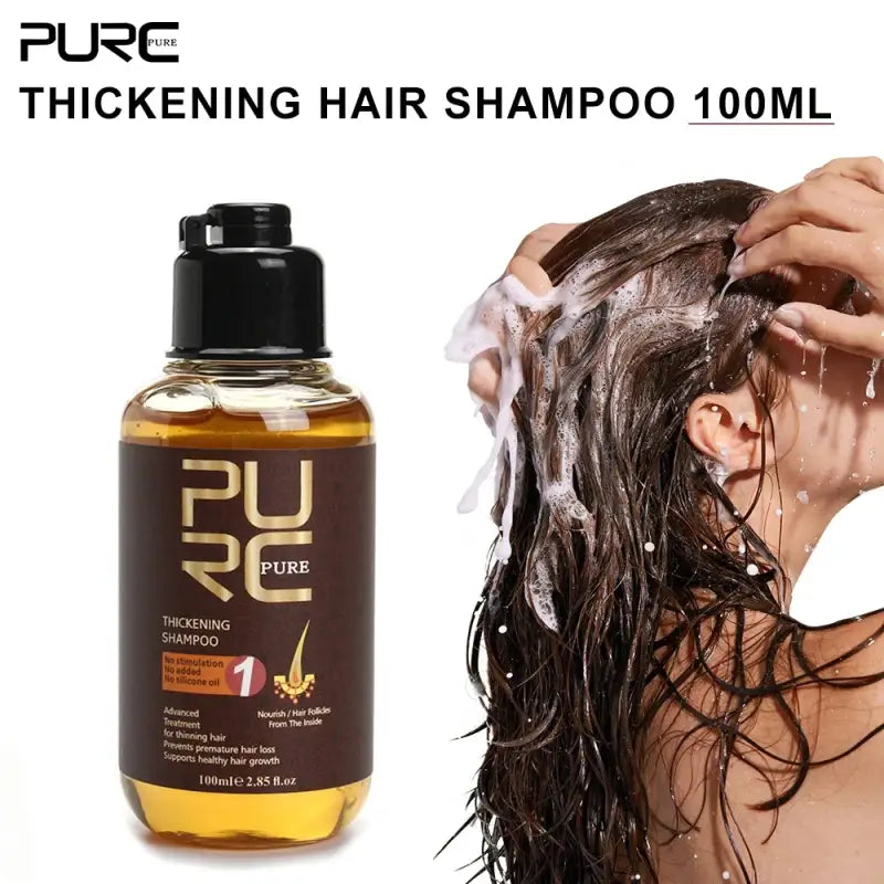 Shampoing Cheveux pour la Pousse - Pure-Shampoing pour Cheveux-