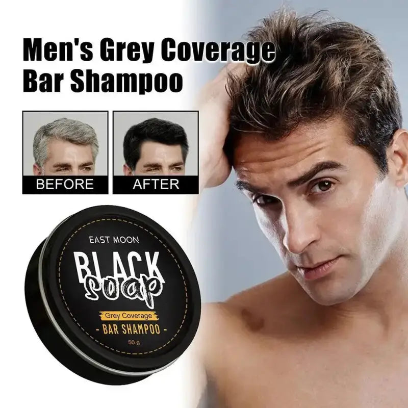 Shampoing Colorant Noir - East Moon-Shampoing pour Cheveux-