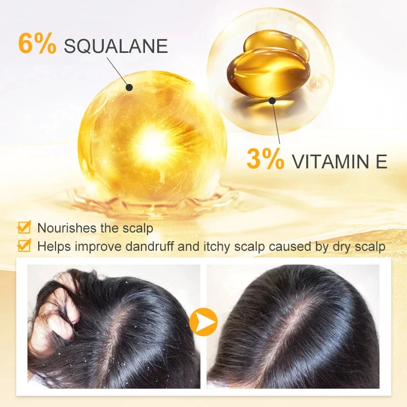 Soin Cheveux Abimés à l'Huile d'Argan - Pure-Sérum pour Cheveux-