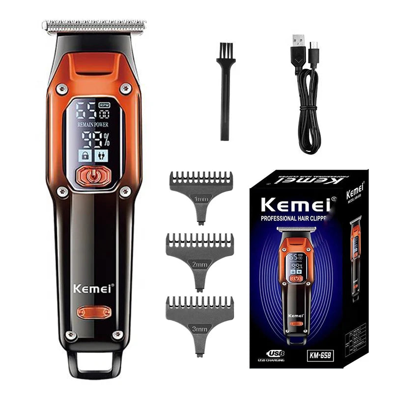 Tondeuse Kemei - 658-Tondeuse pour Cheveux-